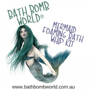 Mermaids Tail Foaming Bath Whip Kit